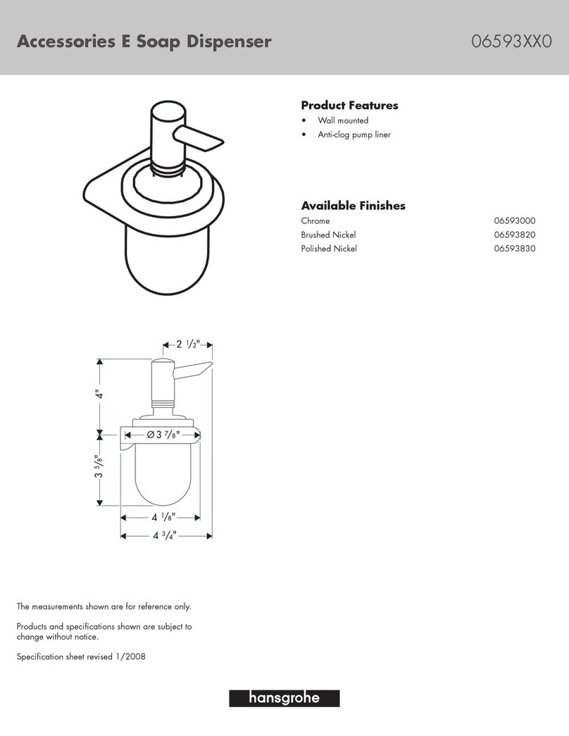 Grohe 6593000 User manual