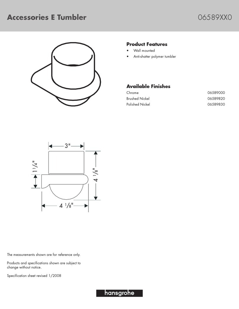 Hans Grohe 6589000 User manual