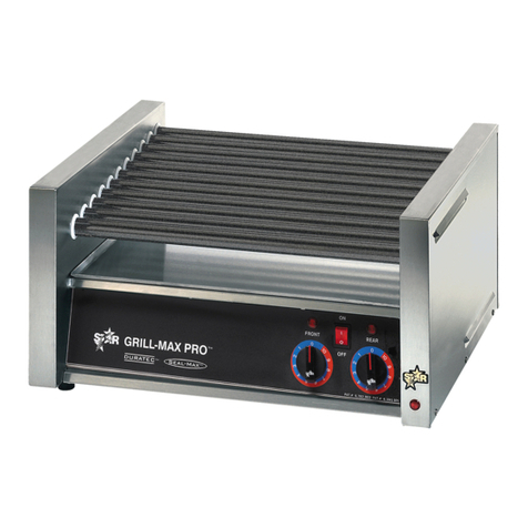 Star Manufacturing Star Grill-Max Roller Grills 20C User manual Star Manufacturing Star Grill-Max Roller Grills 20C User manual