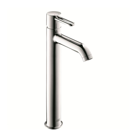 Hans Grohe Axor Uno 38020XX1 installation instructions