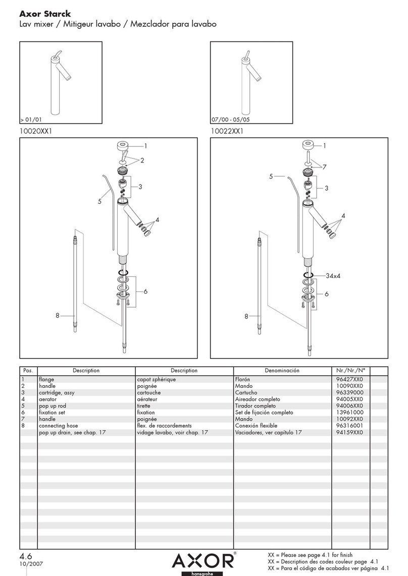 Hans Grohe Starck 10020XX Guide