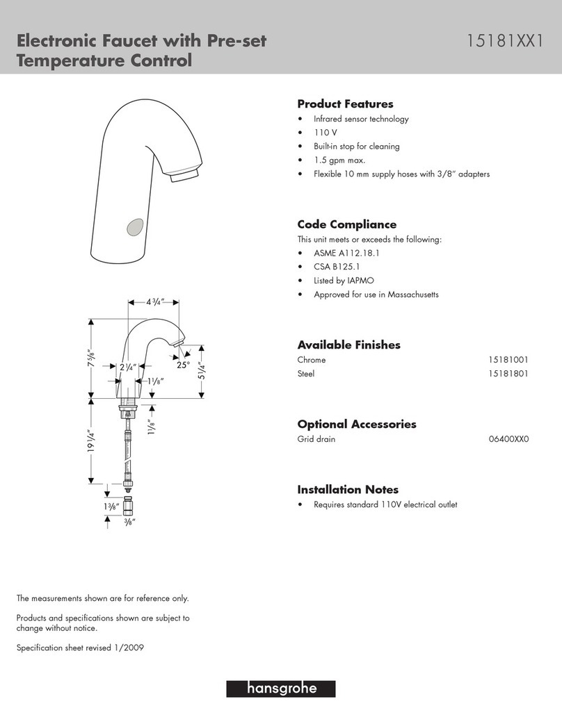 Grohe 15181001 User manual