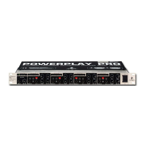 Behringer Powerplay Pro HA4600 user manual