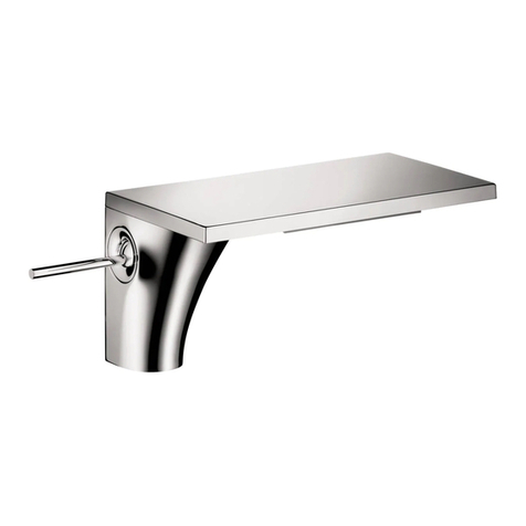 Grohe Axor Massaud Lavatory Mixer 18010001 User manual Grohe Axor Massaud Lavatory Mixer 18010001 User manual