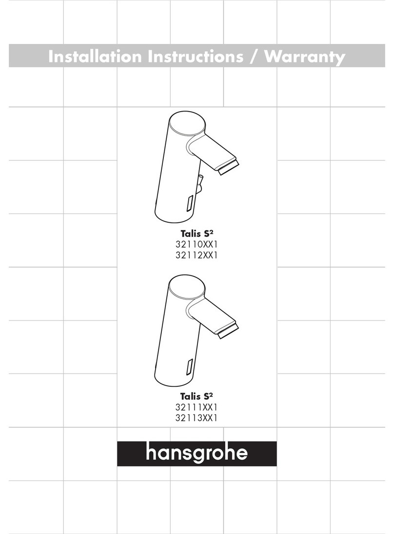 Hans Grohe Talis S 32111XX1 User manual Hans Grohe Talis S 32111XX1 User manual