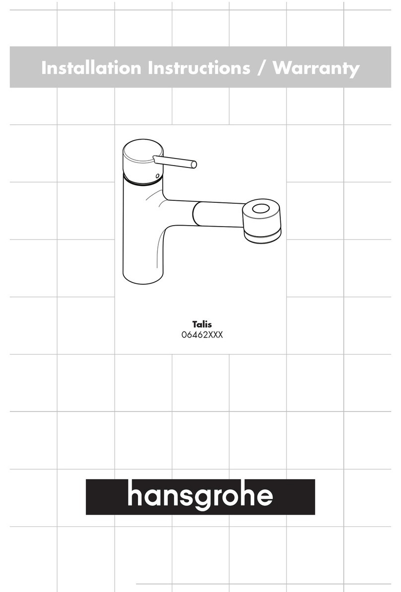 Hans Grohe Talis 06462XXX installation instructions Hans Grohe Talis 06462XXX installation instructions