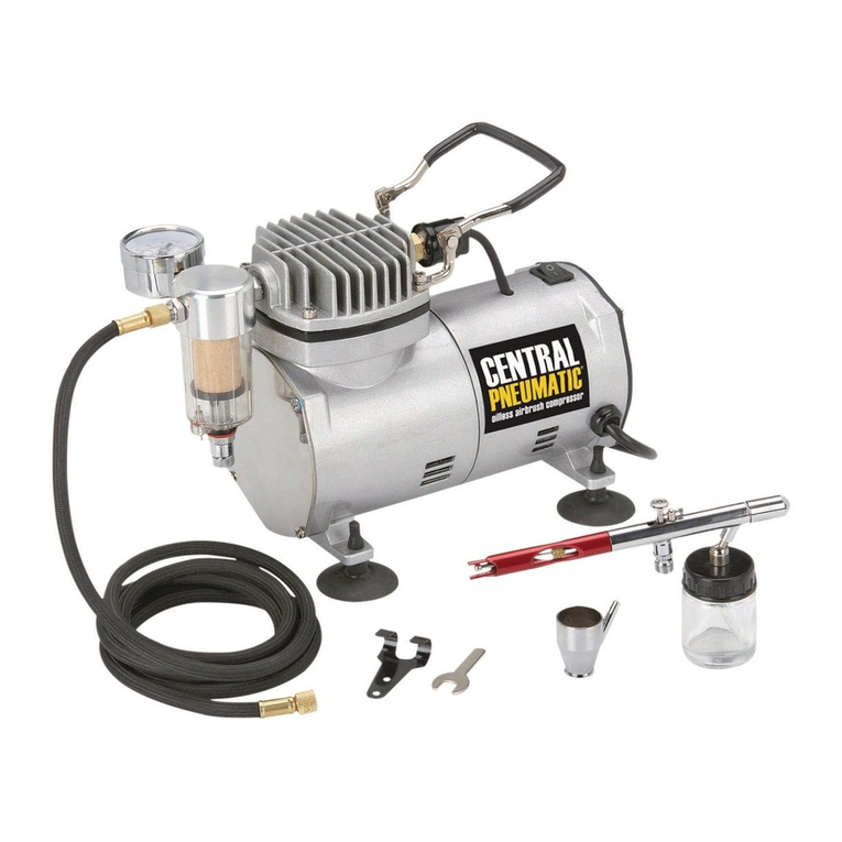 Central Pneumatic 95630 Set up and operating instructions