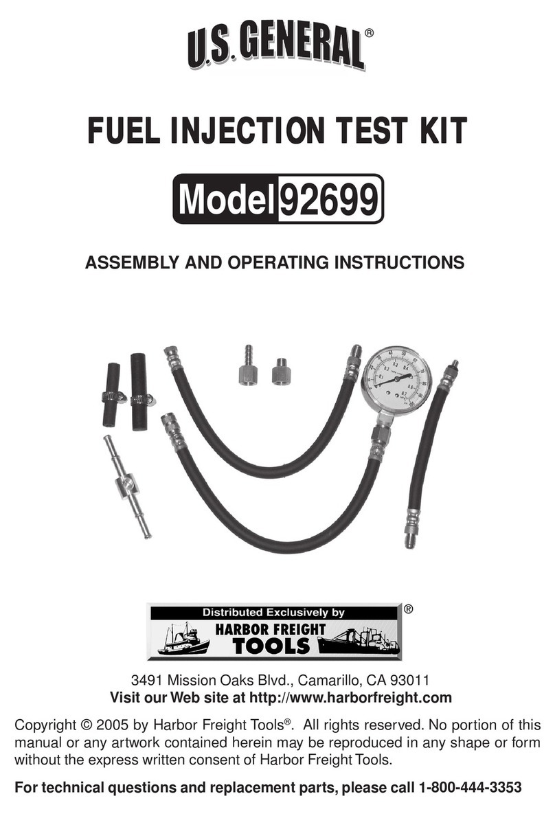 U.S. General 92699 Assembly and operating instructions
