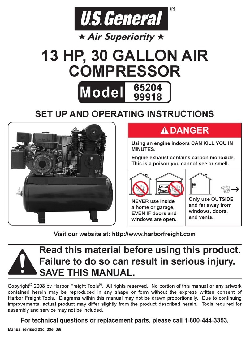U.S. General 65204 Set up and operating instructions
