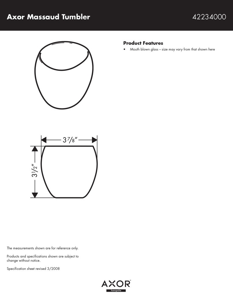 Hans Grohe Massaud Tumbler 42234000 User guide