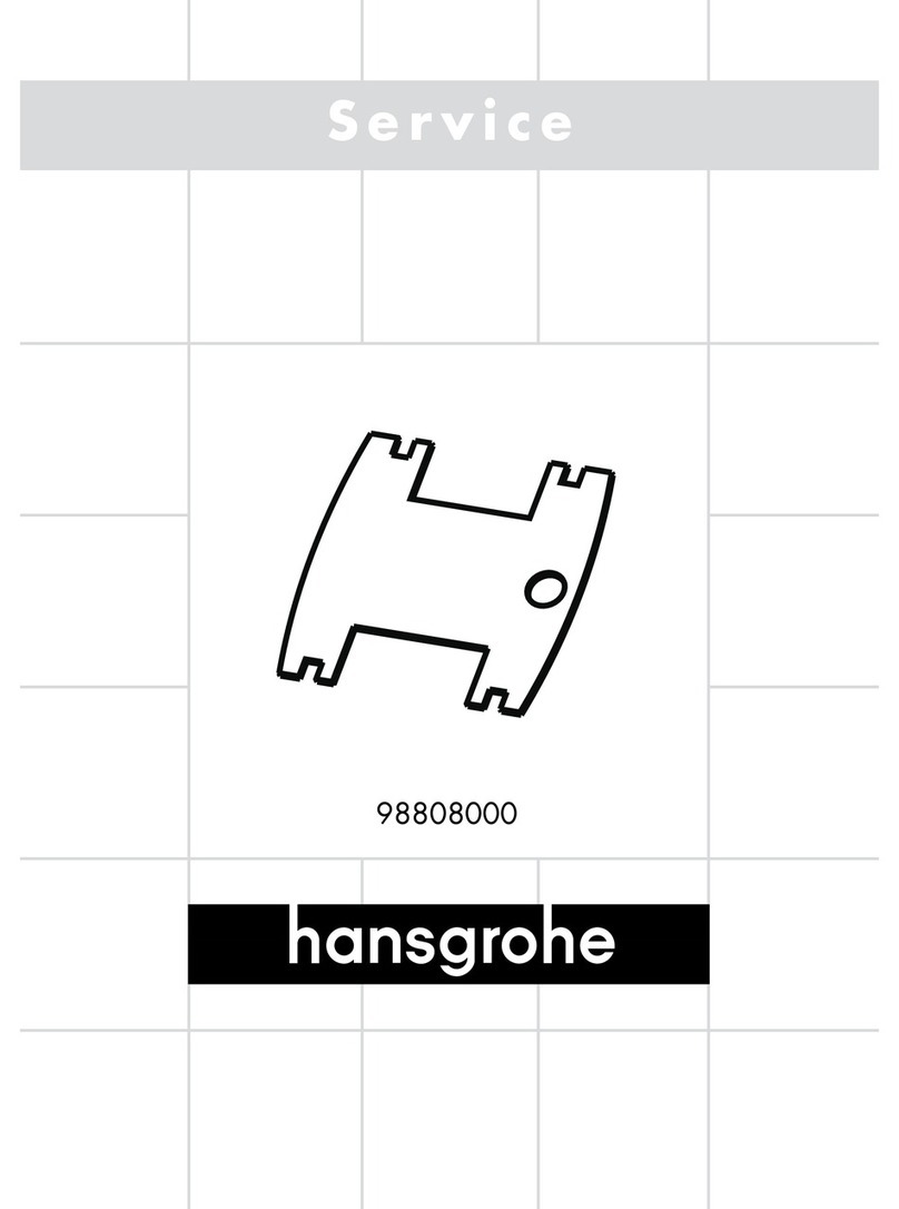 Hans Grohe Electronic Faucet 98808000 Assembly instructions