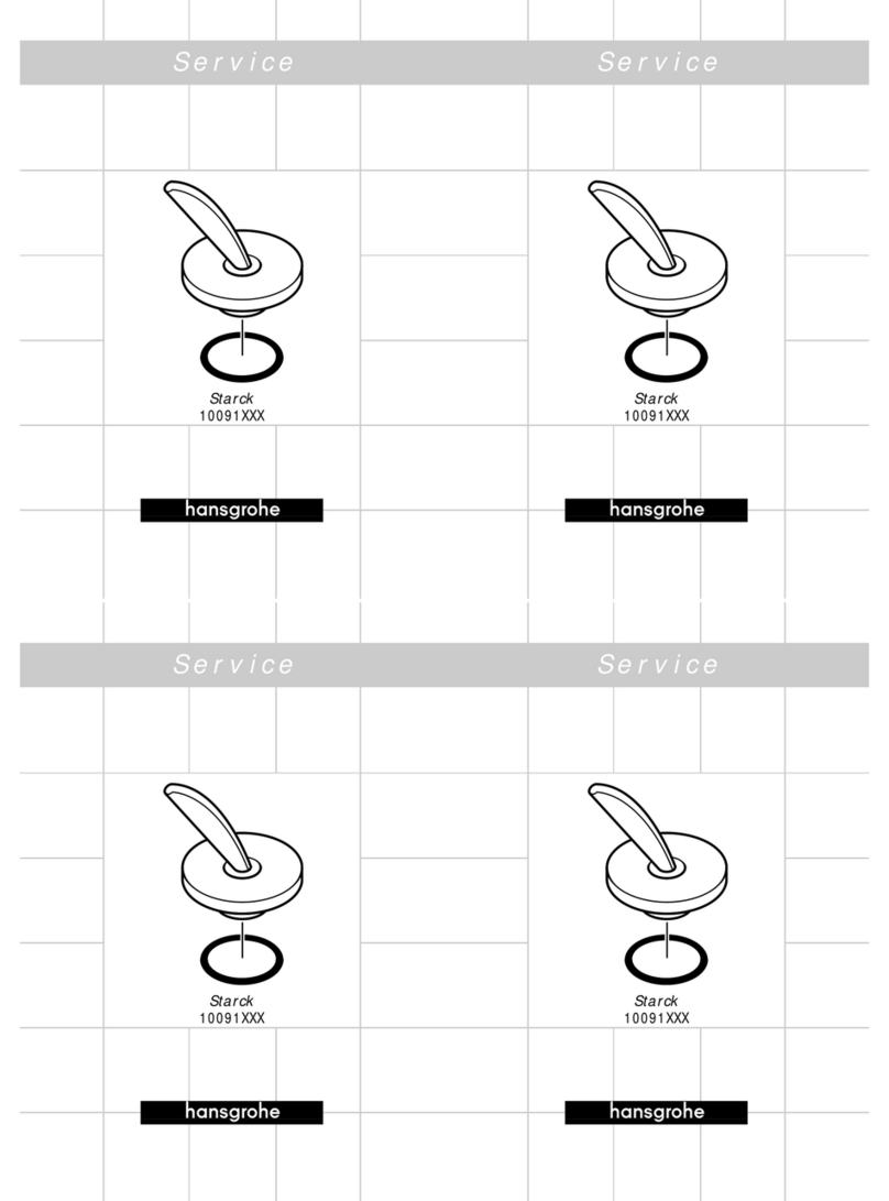 Hans Grohe Starck 10091XXX User manual Hans Grohe Starck 10091XXX User manual