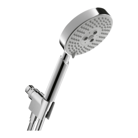 Hans Grohe Raindance 28507XX1 Installation instructions / warranty Hans Grohe Raindance 28507XX1 Installation instructions / warranty