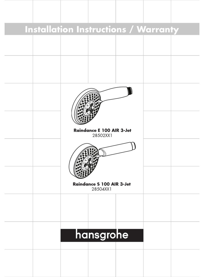 Hans Grohe Raindance 28504XX1 Installation guide