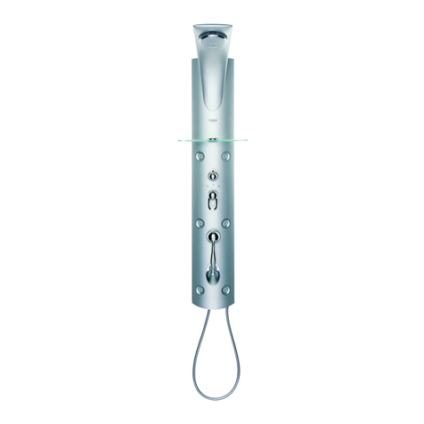 Hans Grohe Prestige Manual M20 Showerpanel 26101XX1 Features & dimensions Hans Grohe Prestige Manual M20 Showerpanel 26101XX1 Features & dimensions
