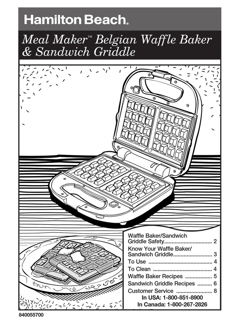 Hamilton Beach 840055700 manual