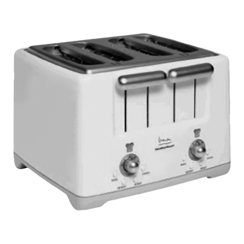 Hamilton Beach 4-slice Toaster owner's manual