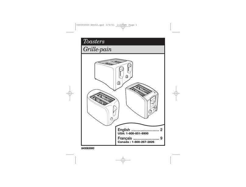 Hamilton Beach 840083000 Use and care guide Hamilton Beach 840083000 Use and care guide