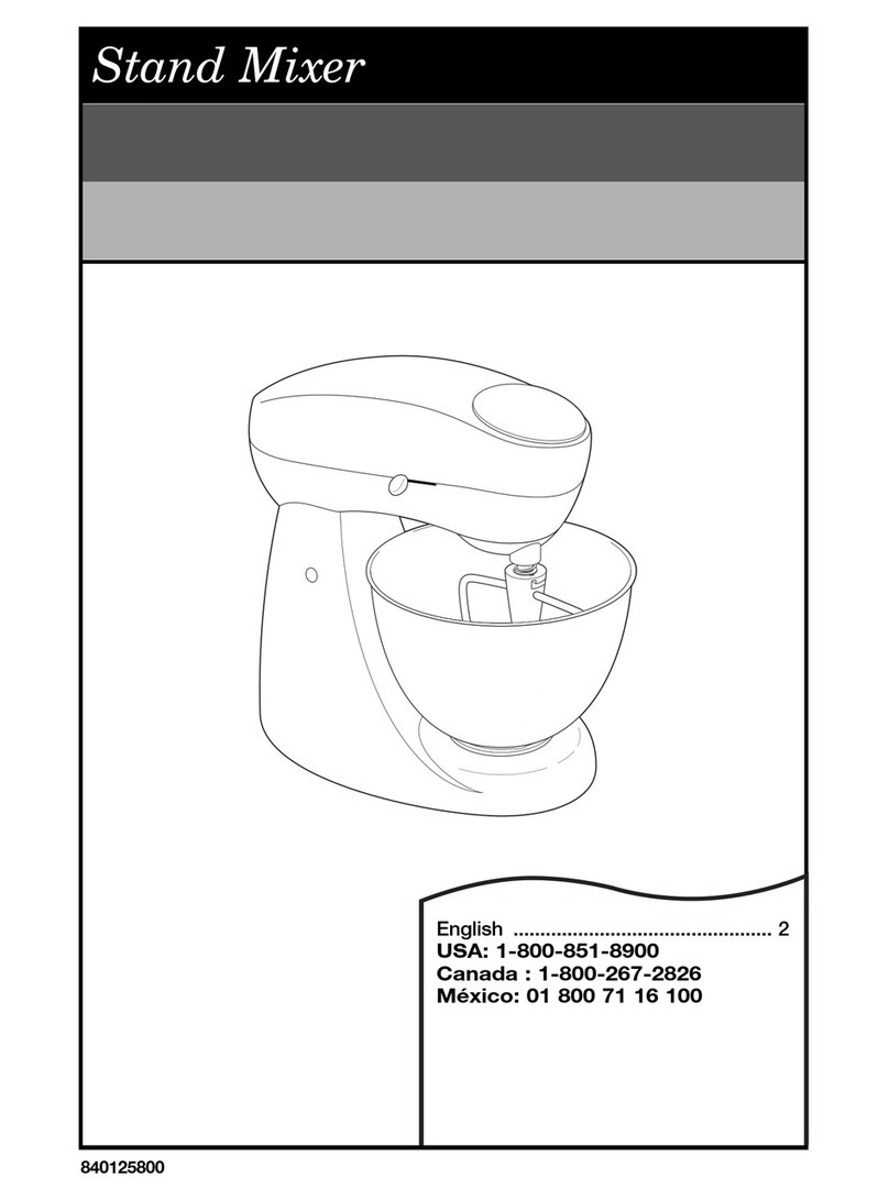 Hamilton Beach 840125800 user manual Hamilton Beach 840125800 user manual