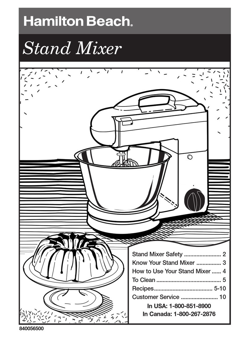 Hamilton Beach 840056500 user manual