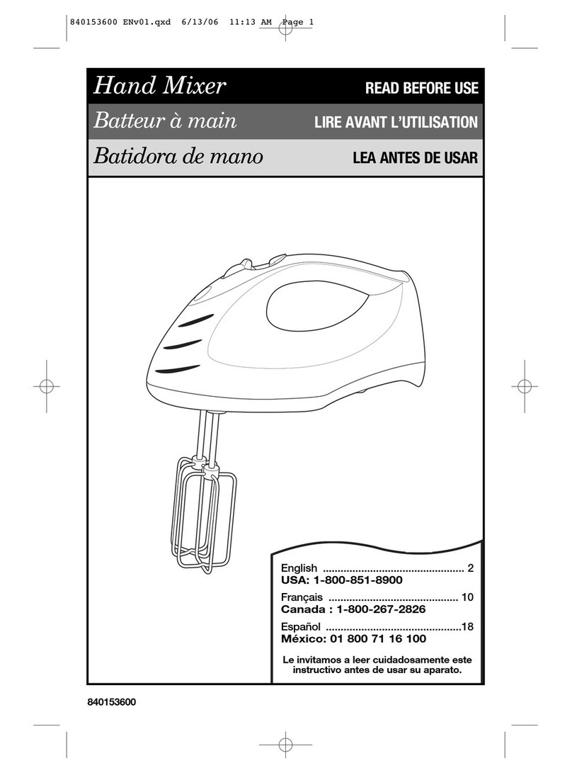 Hamilton Beach 62660 User manual