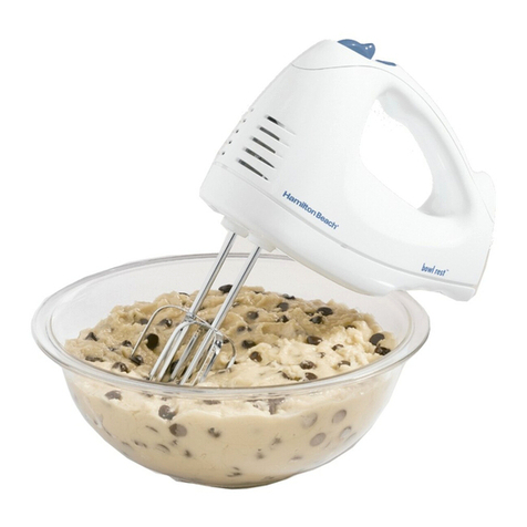 Hamilton Beach 62680 - PROCTOR Silex 6 Speed Mix Mate Hand... User manual