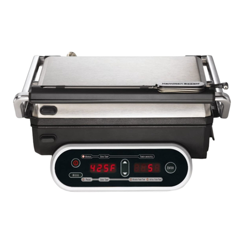 Hamilton Beach Indoor Grill Use & care guide