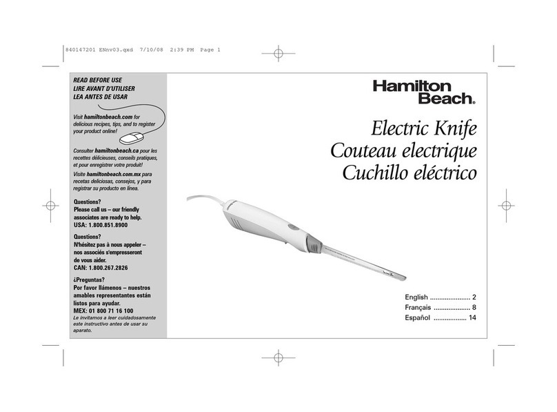 Hamilton Beach 74375 instruction manual