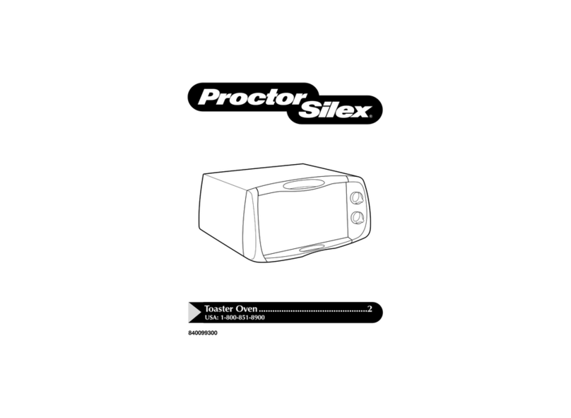 Proctor-Silex 840099300 manual
