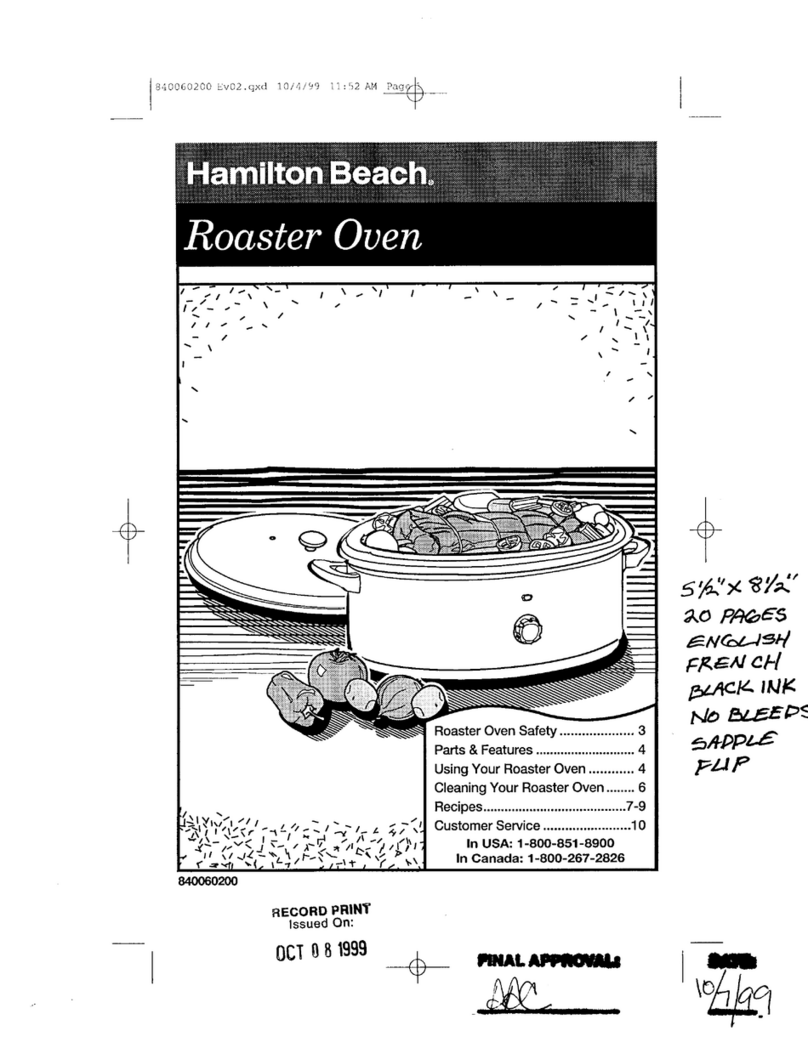 Hamilton Beach 32600 user manual