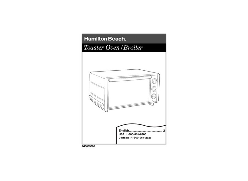 Hamilton Beach 840099000 manual