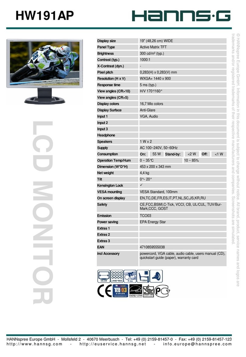Hanns.G HW191AP User manual