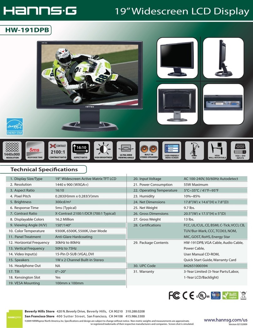 Hanns.G HW-191DPB User manual