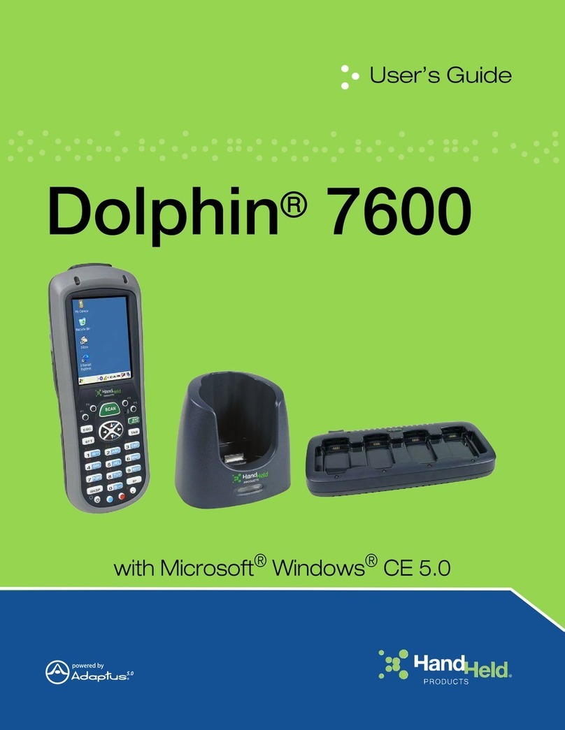 Hand Held Products DOLPHIN 7600 User manual