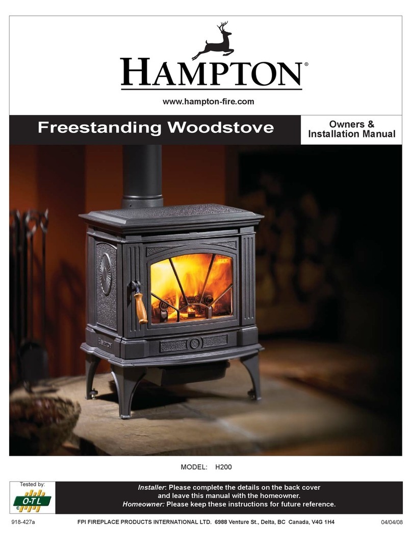 HAMPTON BAY H200 Owners & installation manual