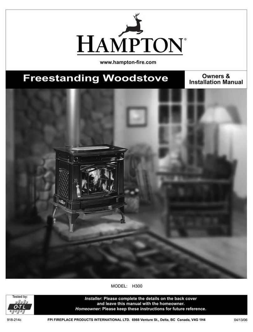 HAMPTON BAY H300 Owners & installation manual