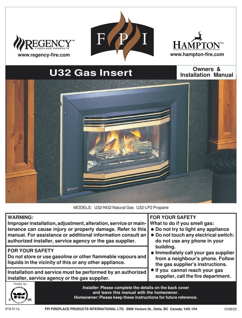 FPI U32-LP2 Owners & installation manual