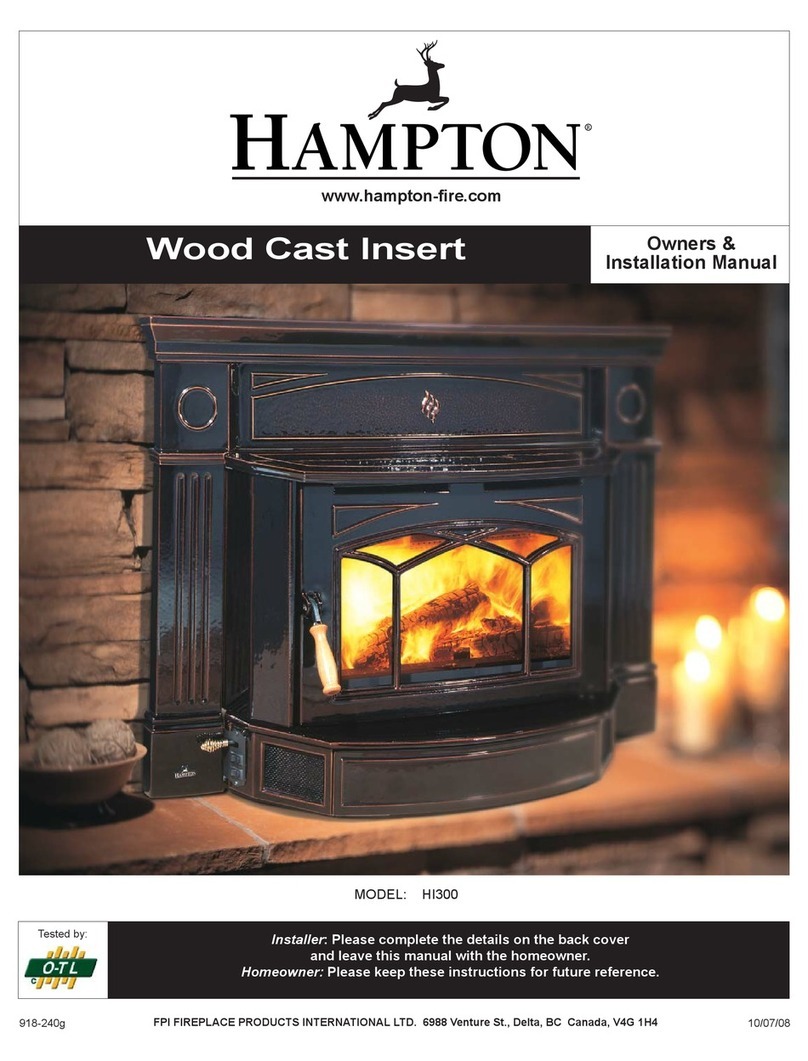 HAMPTON BAY HI300 Owners & installation manual