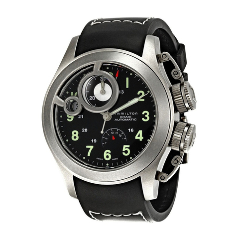 Hamilton Khaki Automatic Frogman instruction manual
