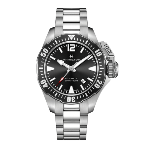 Hamilton Khaki Navy Frogman instruction manual