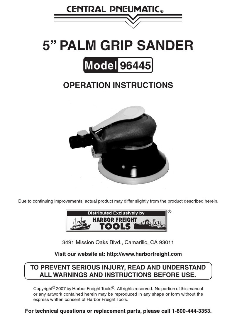 Central Pneumatic 96445 User manual