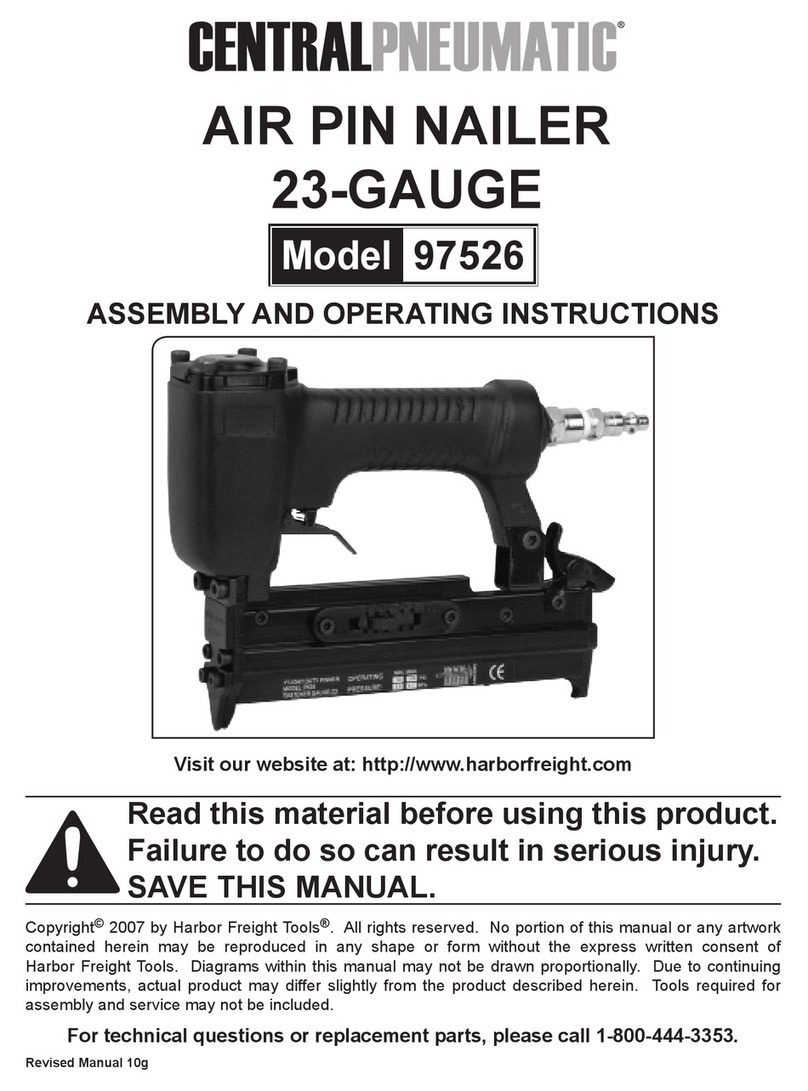 Central Pneumatic Contractor 97526 Assembly and operating instructions