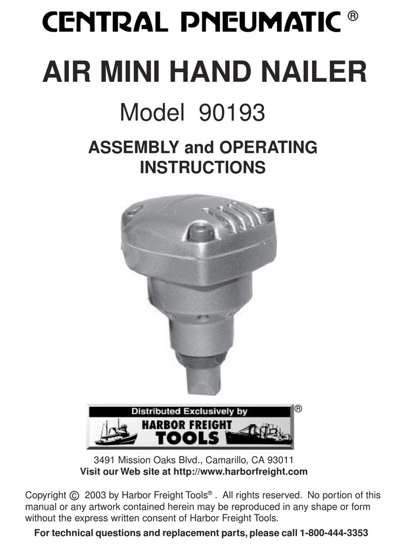 Central Pneumatic 90193 Assembly and operating instructions