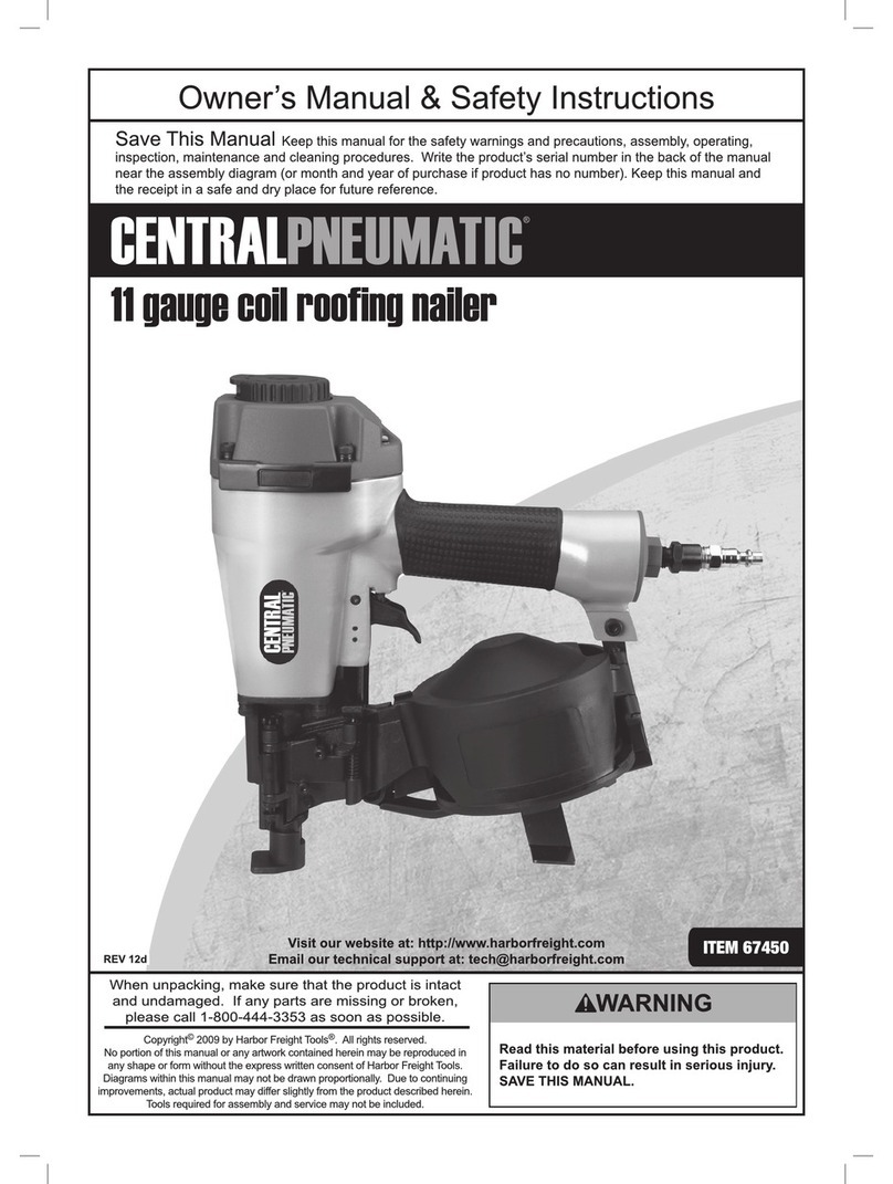 Central Pneumatic 67450 Owner's manual and safety instructions