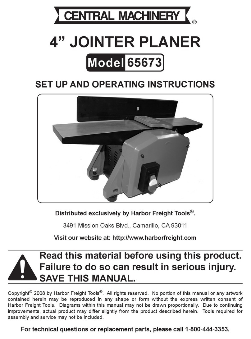Central Machinery 65673 Set up and operating instructions