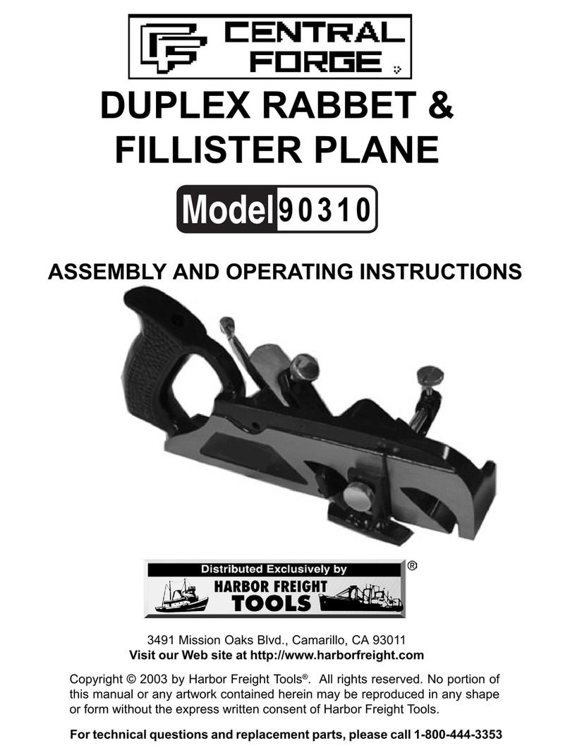 Central Forge 90310 User manual