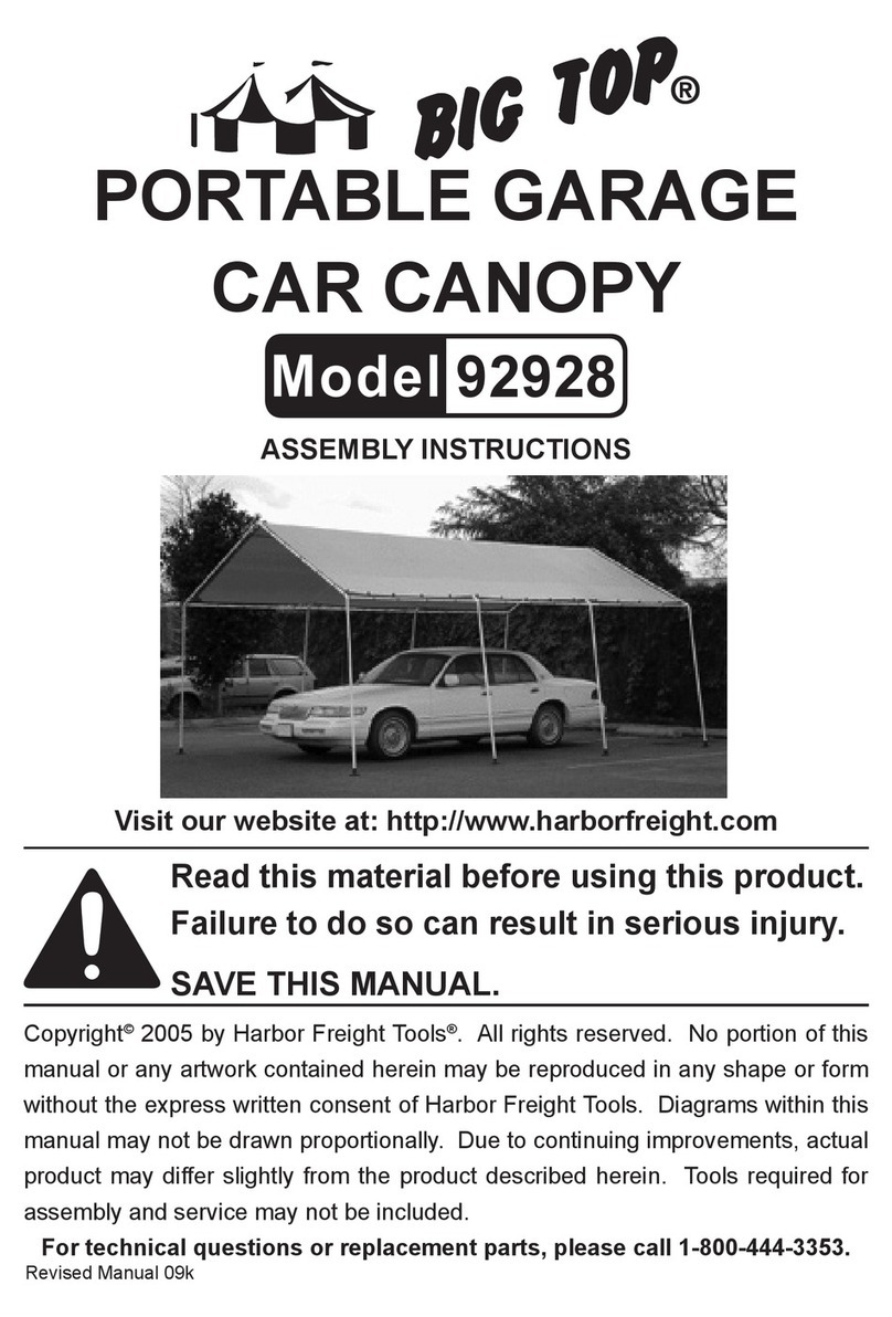 Harbor Freight Tools BIG TOP 92928 User manual