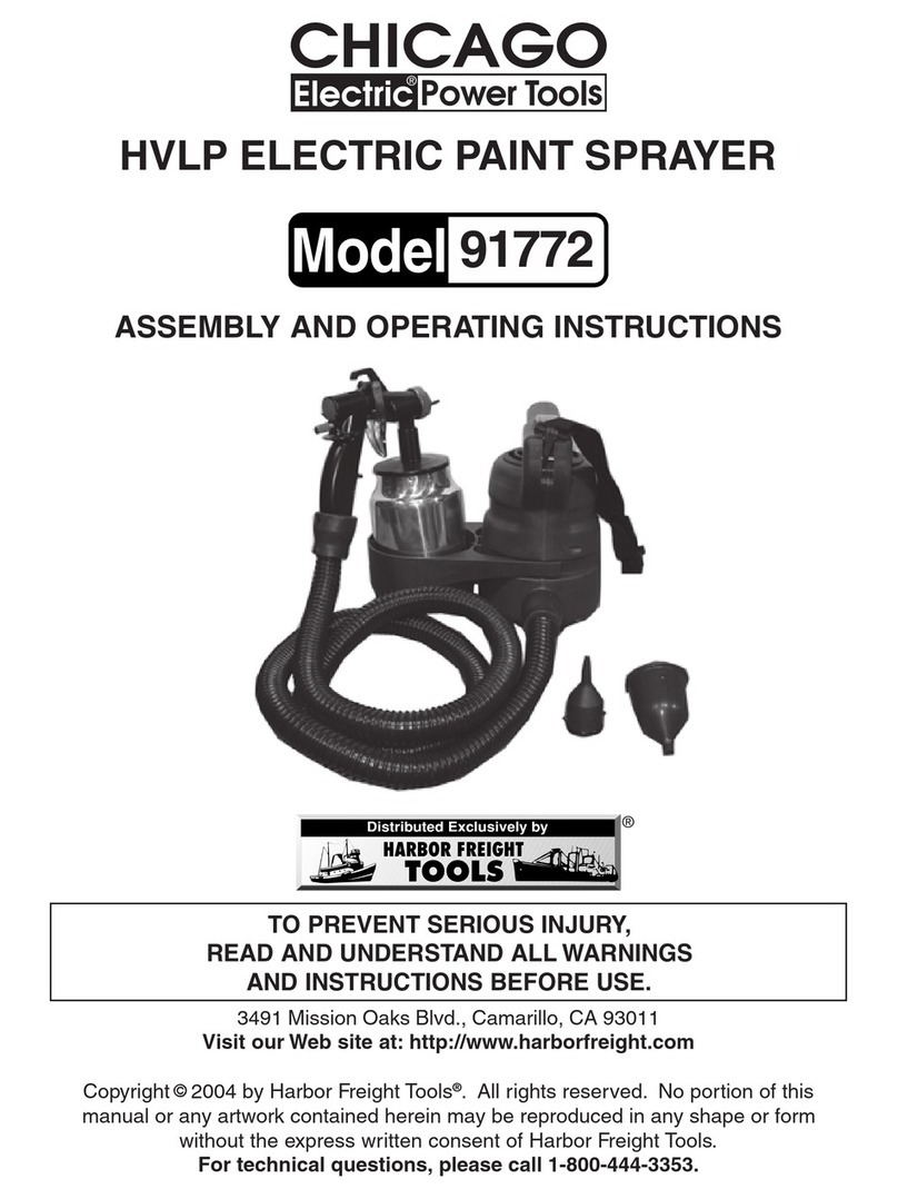 Chicago Electric 91772 Assembly and operating instructions