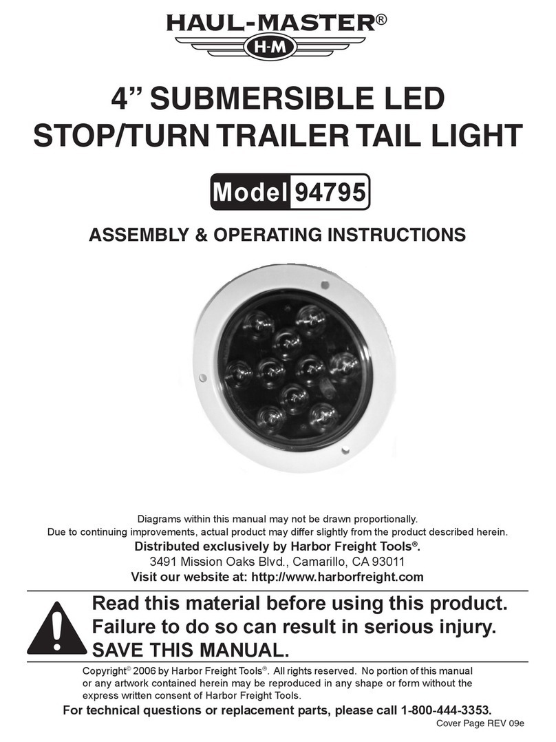 HAUL MASTER 94795 Quick reference guide HAUL MASTER 94795 Quick reference guide