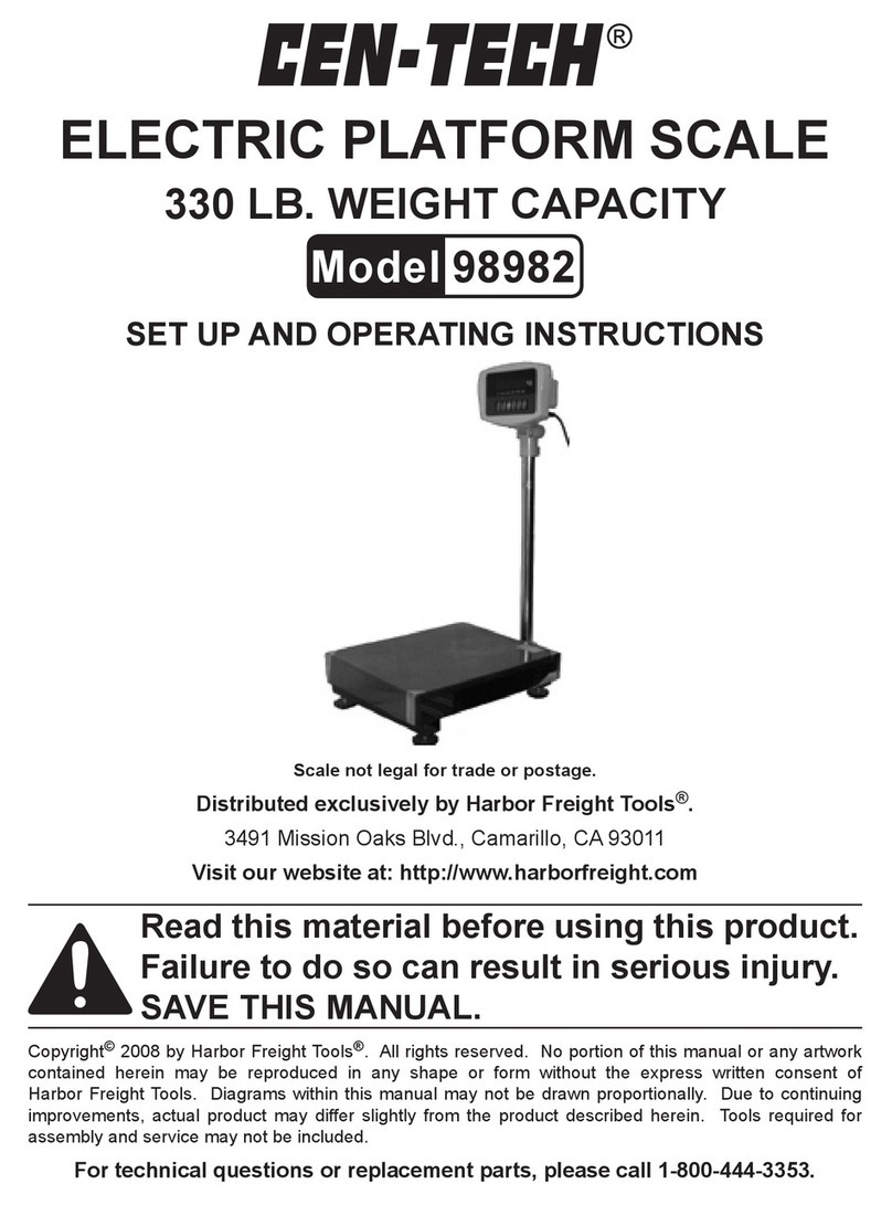 Centech CEN-TECH 98982 Installation manual